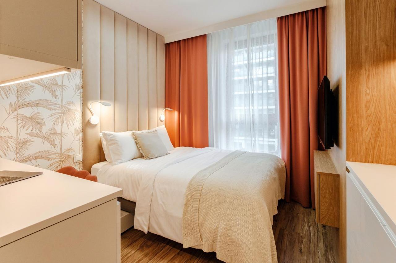 Studio Wola Apartament Kasprzaka - Wifi + Smart Tv Warschau Buitenkant foto